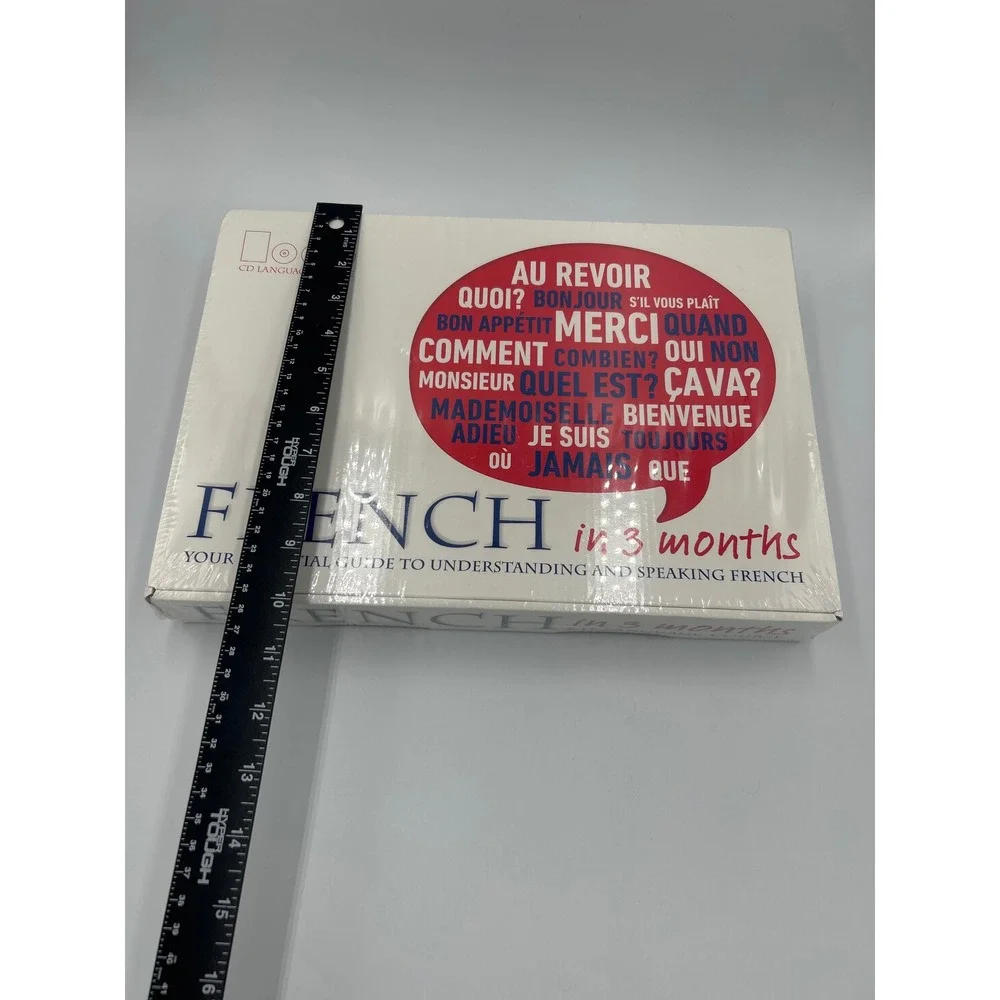 DK Publishing French in 3 Months CD Language Course Hugo Essential Guide New
